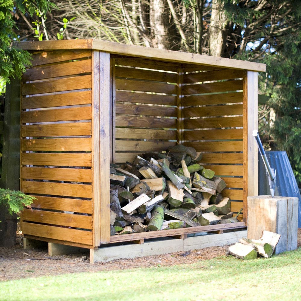 Shire 6.7 x 4.3ft Large Heavy Duty Log Store Image 2
