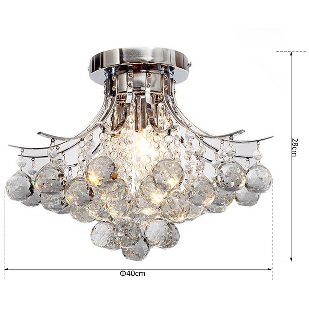 HOMCOM 3 Lights Modern Style Chandelier Image 7