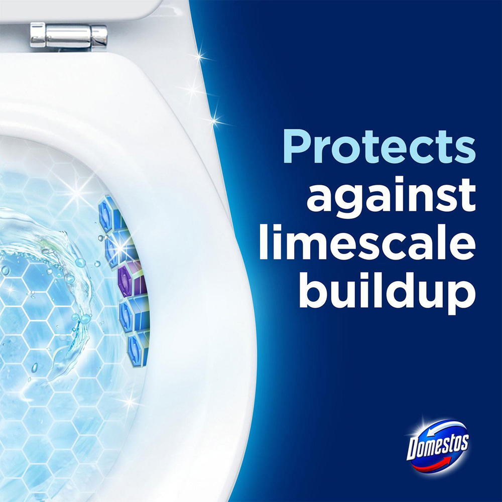 Domestos Power 5 Ocean Toilet Rim Block Trio Pack 50g 10 Pack Image 4