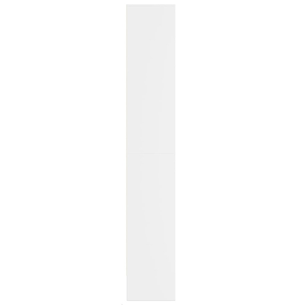 vidaXL 2 Door 3 Shelf White Highboard with RGB LED Lights Image 7