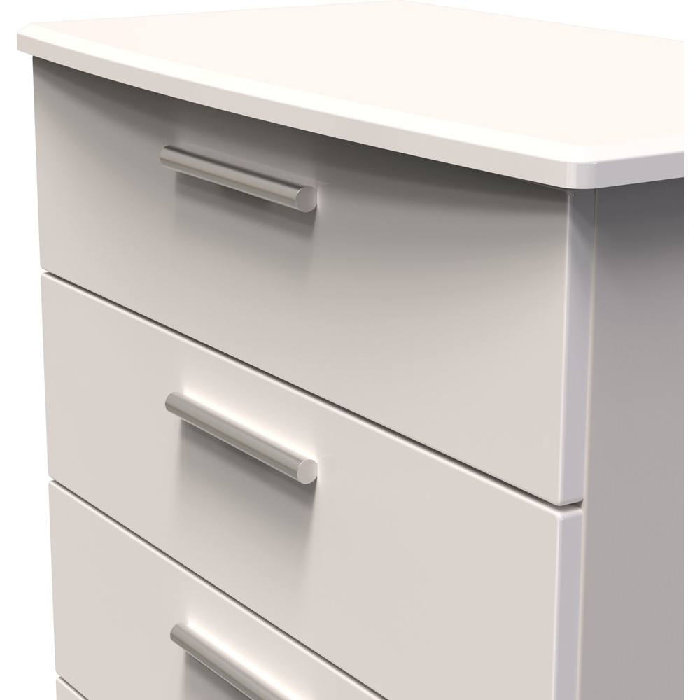 Crowndale Knightsbridge 4 Drawer Kashmir Gloss Chest of Drawers Ready Assembled Image 5