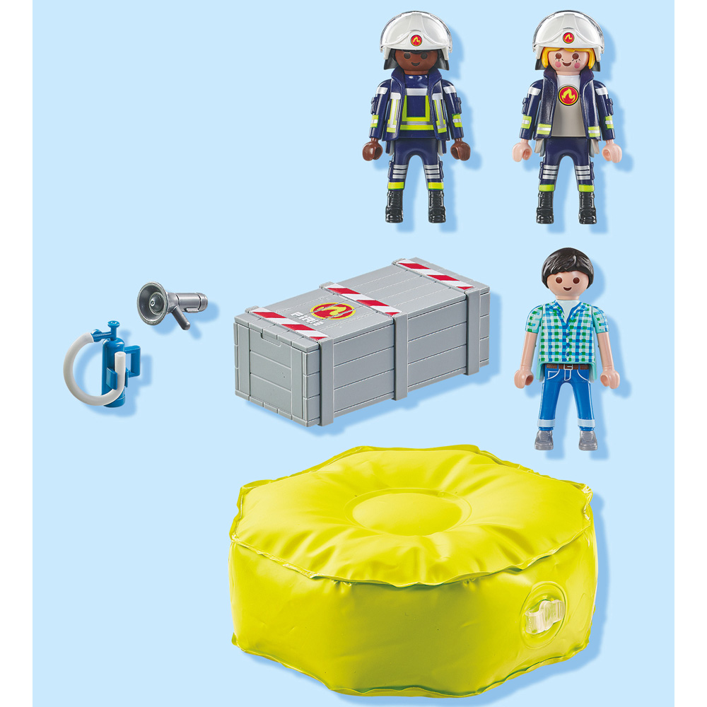 Playmobil Firefighter with Air Pillow Playset 13 Piece Image 7