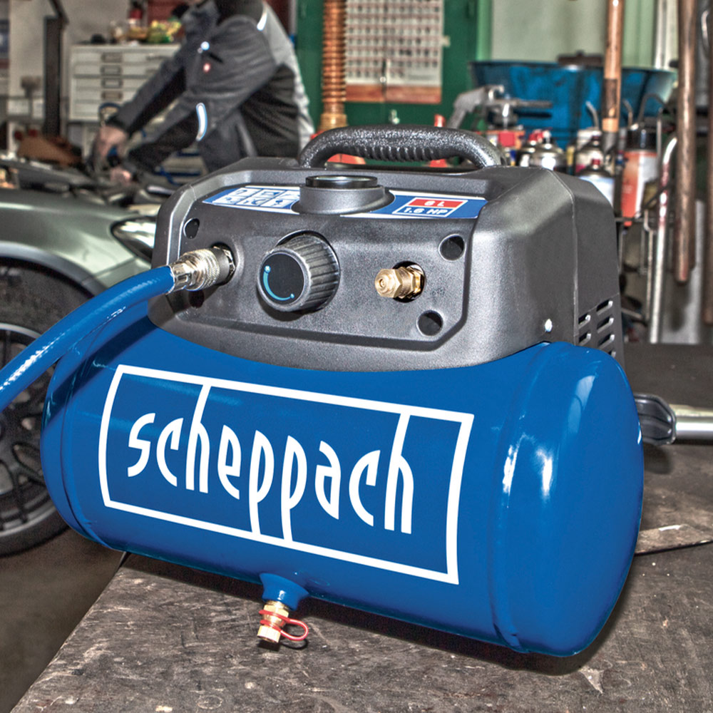 Scheppach 6L Portable Air Compressor Image 2