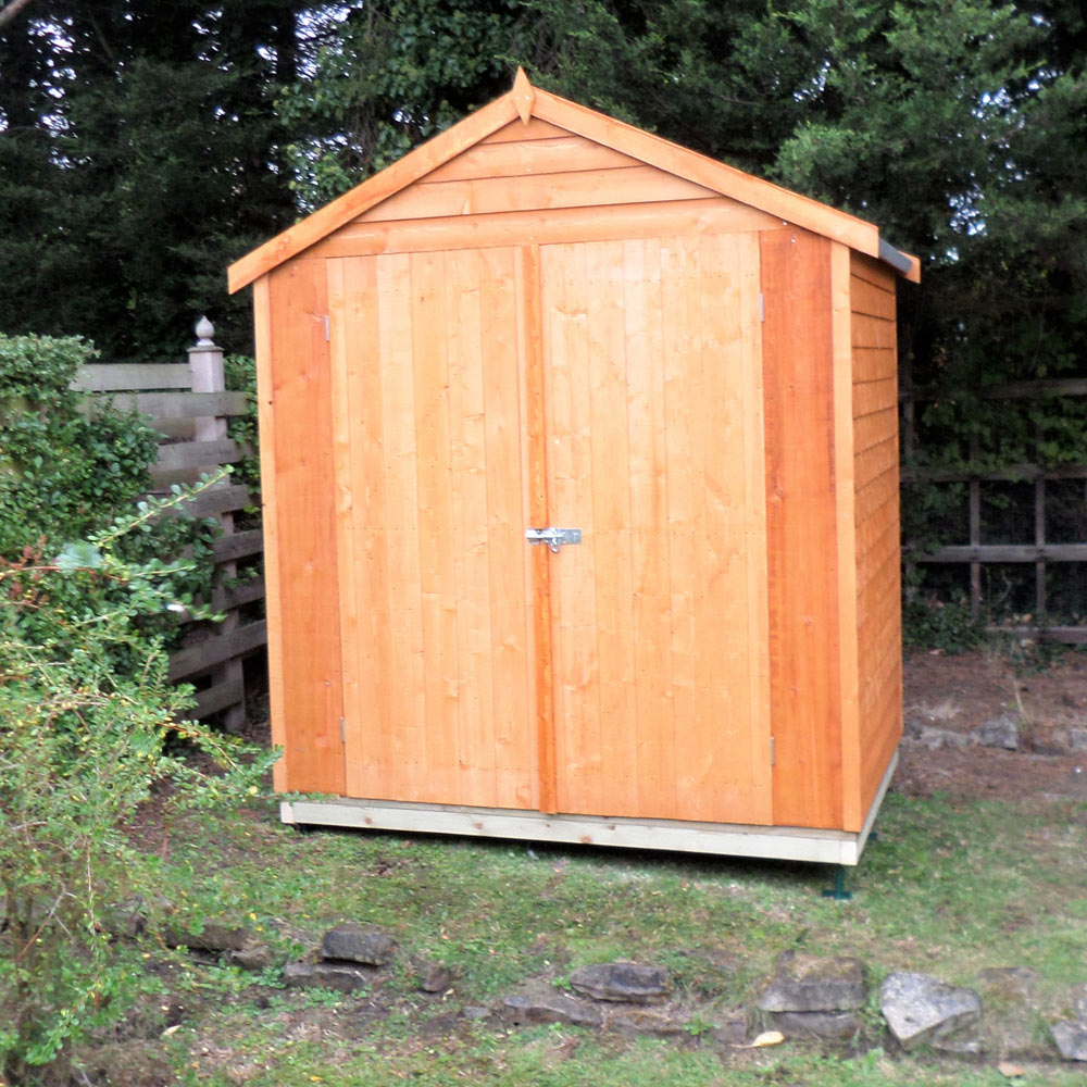 Shire 4 x 6ft Double Door Dip Treated Overlap Shed Image 4