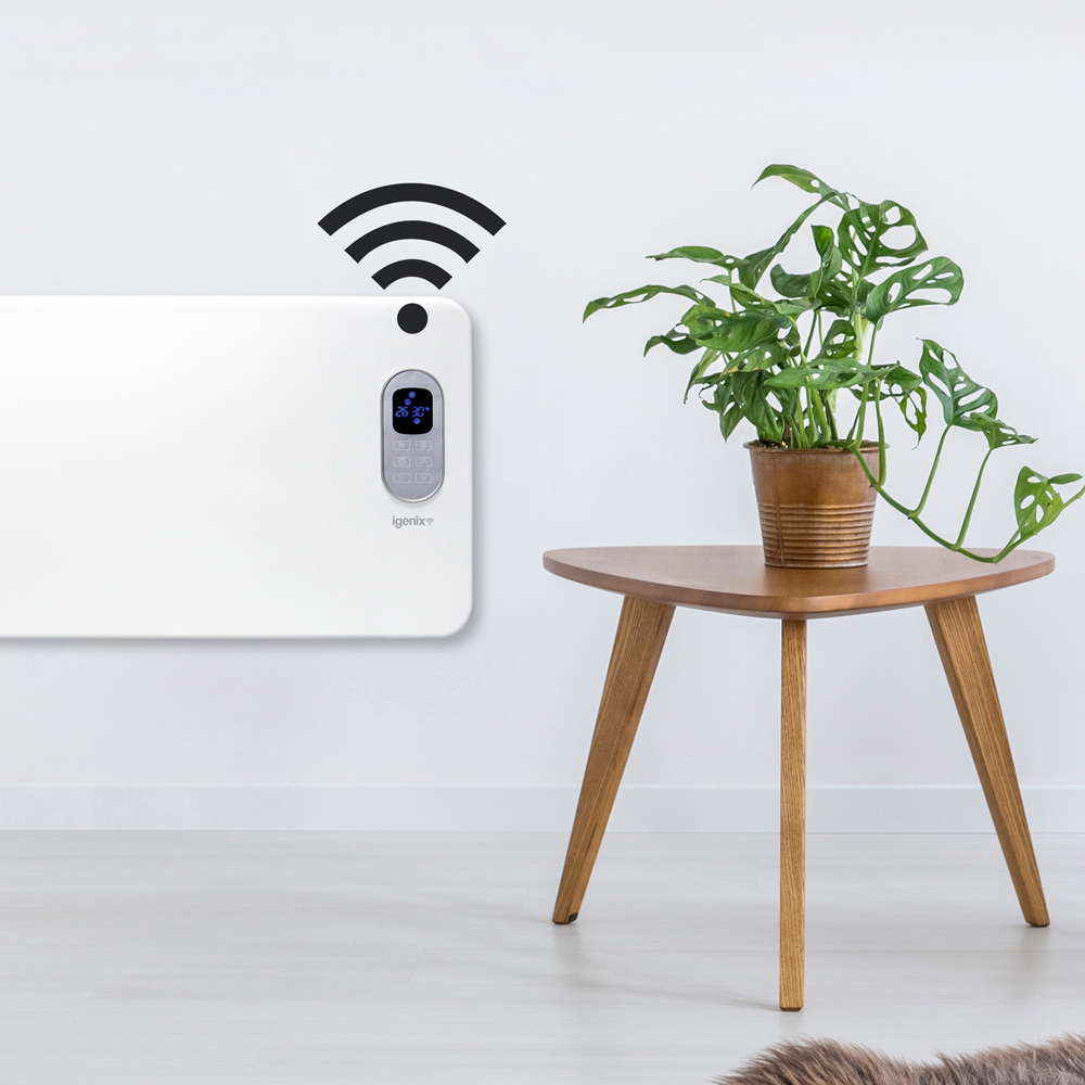 Igenix White Wi-Fi Enabled Panel Heater 1500W Image 2