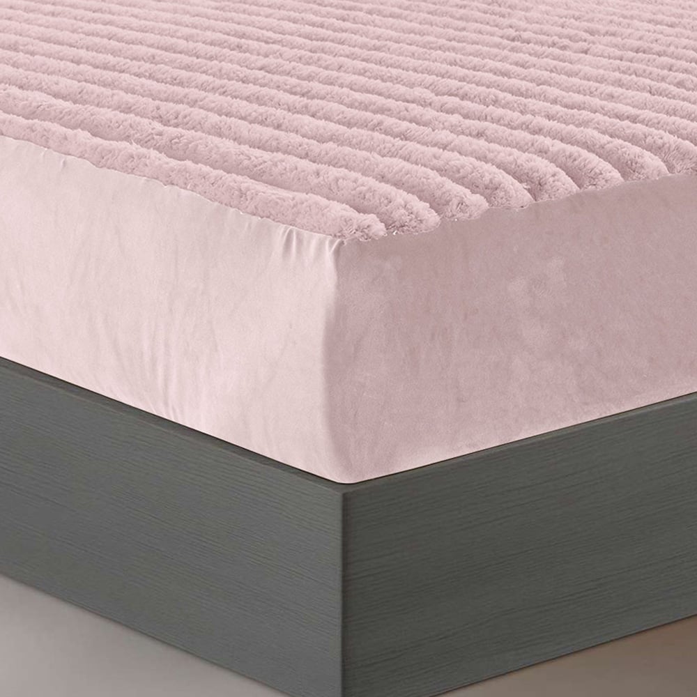Velosso Double Blush Jumbo Cord Fitted Bed Sheet Image 3