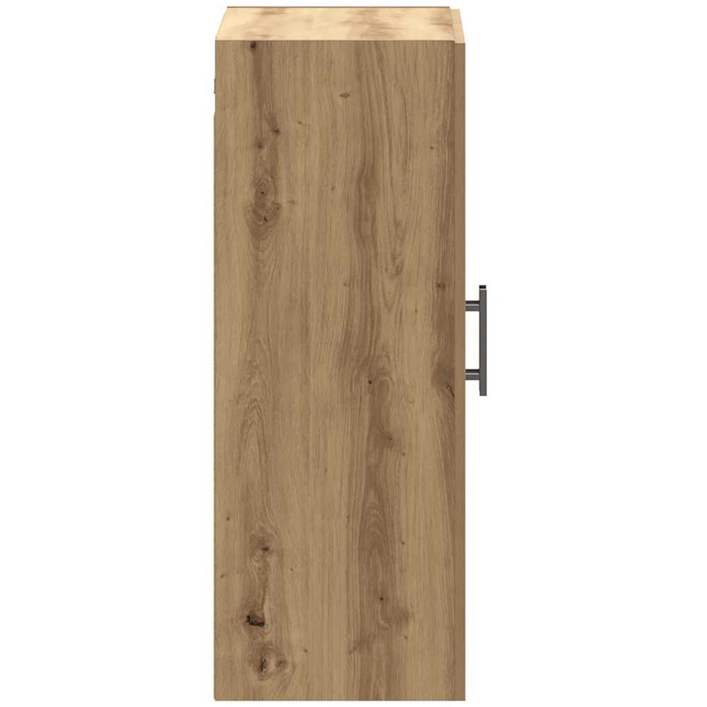 vidaXL 2 Door Brown Artisan Oak Wall Mounted Cabinet 2 Pack Image 5