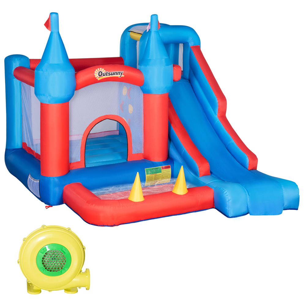 Outsunny 5-in-1 Bouncy Castle Image 1