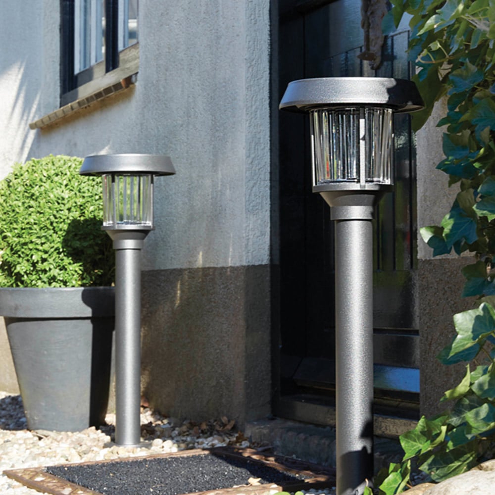 Luxform Global Pollux LED Intelligent Solar Post Light Image 2