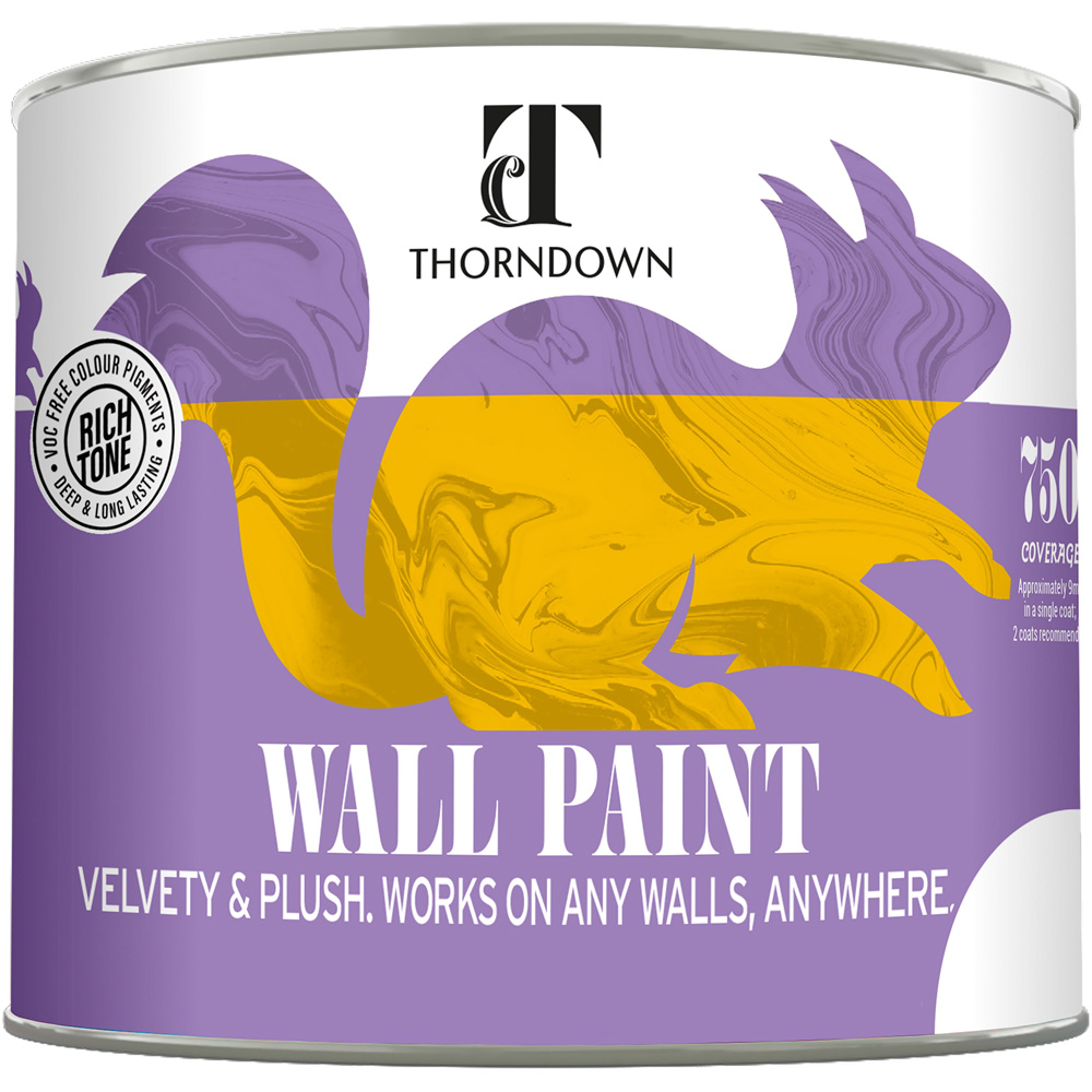 Thorndown Walls and Ceilings Parlyte Green Matt Paint 750ml Image 2