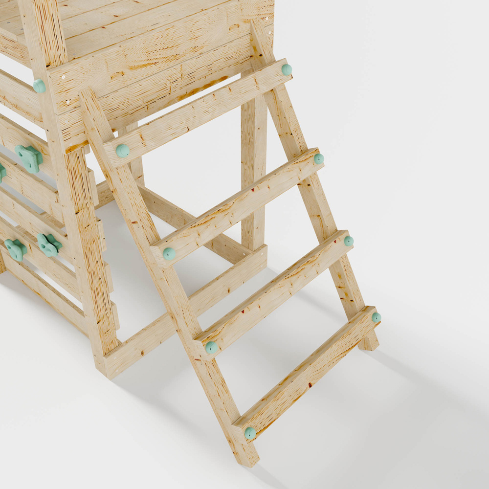 Mercia Mountain Climbing Play Tower with Slide Image 7