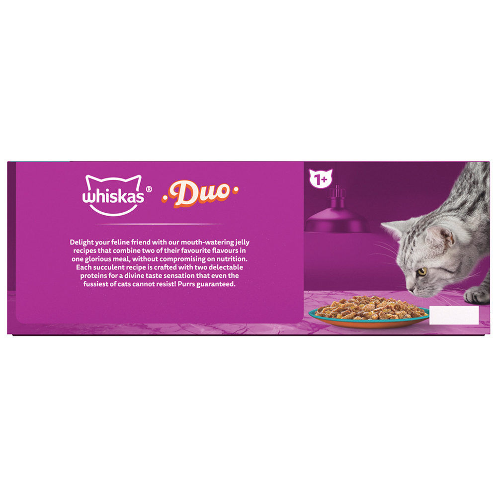 Whiskas Adult Cat Wet Food Pouches Surf and Turf in Jelly 40 x 85g Image 5