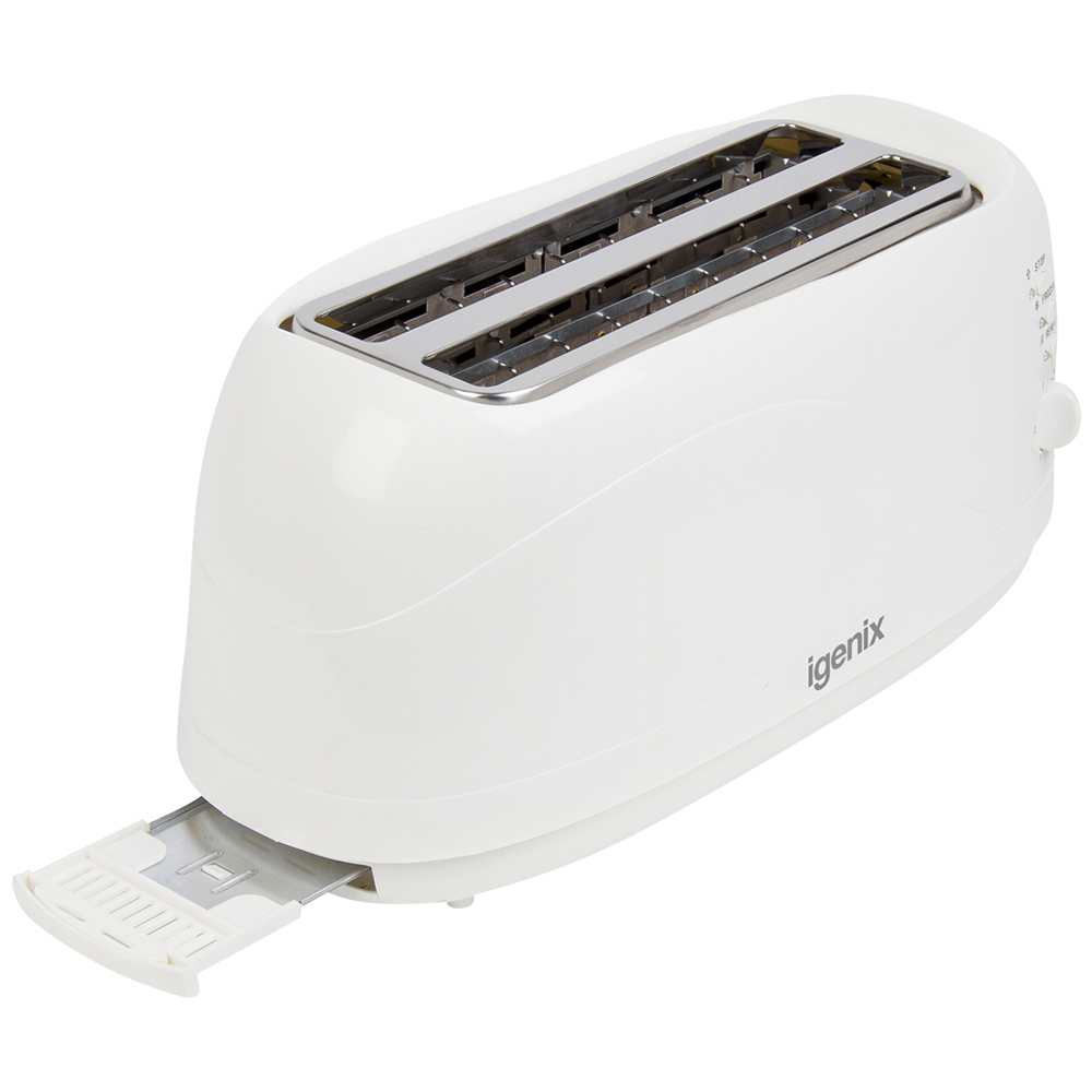 Igenix IG3020 White 4-Slice Toaster Image 4