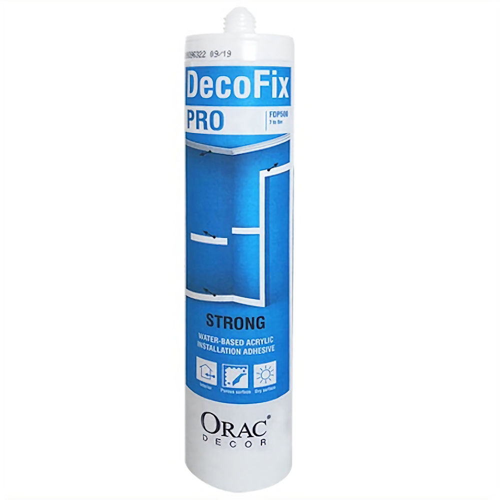 Orac Decor FDP500 DecoFix Pro Standard Adhesive Tube 310ml Image 1