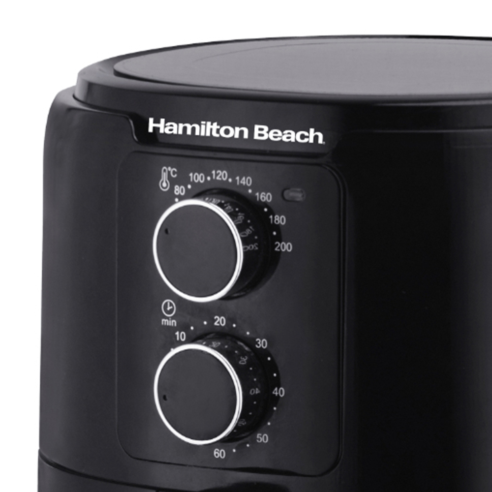 Hamilton Beach SimpliFry HB4001 Black 4.2L Manual Air Fryer 1300W Wilko