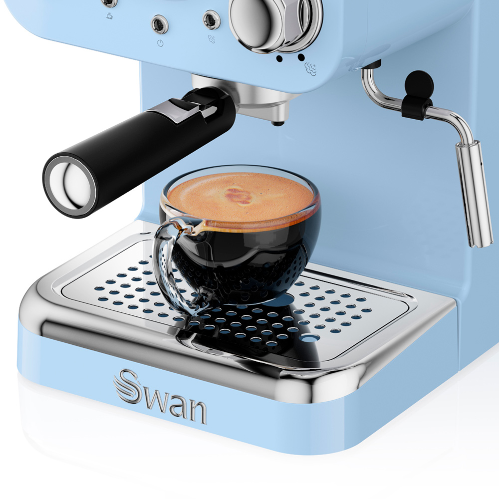 Swan SK22110BLN Blue Pump Espresso Coffee Machine 1100W Image 5