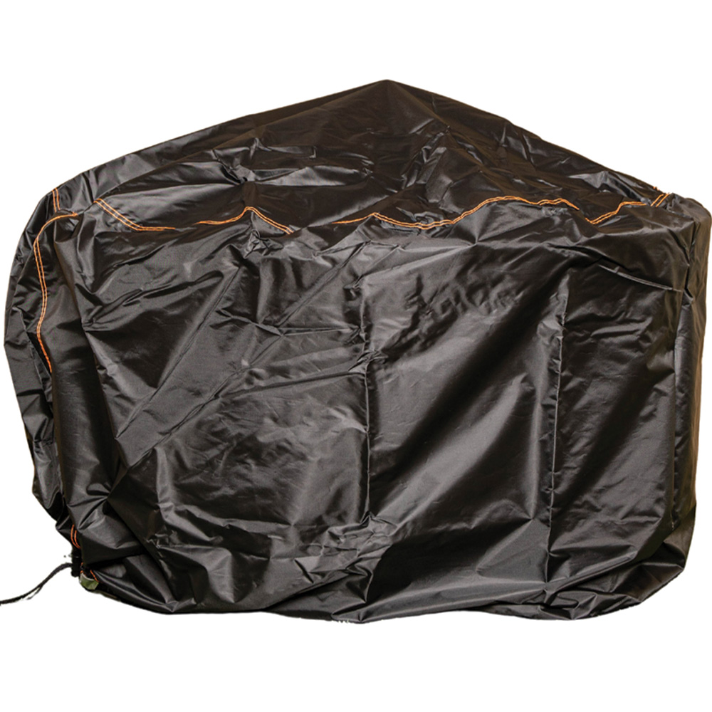 Samuel Alexander Black Waterproof Anti-UV Windproof Outdoor Protective Fire Pit Cover 60 x 82cm Image 1
