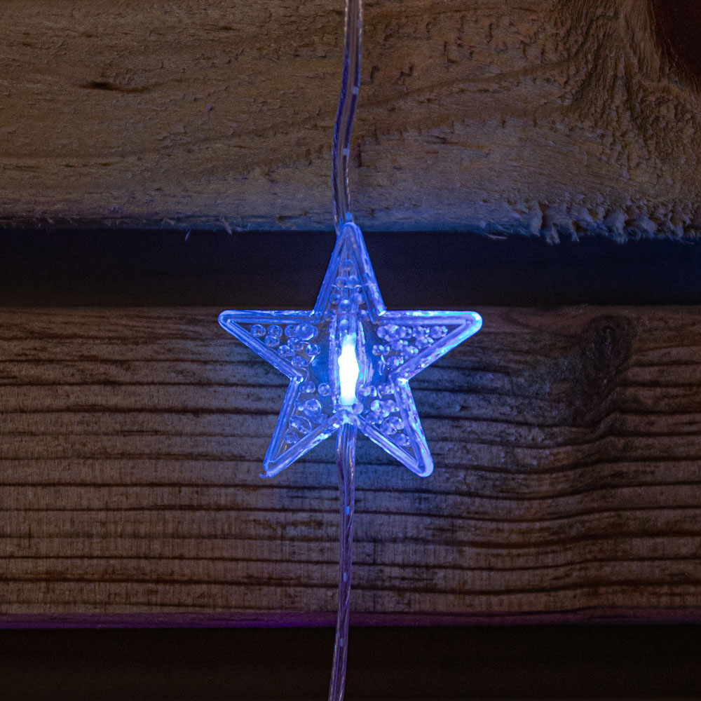 Samuel Alexander 108 Rainbow LED Christmas Star Curtain Lights 1.2 x 1.2m Image 8