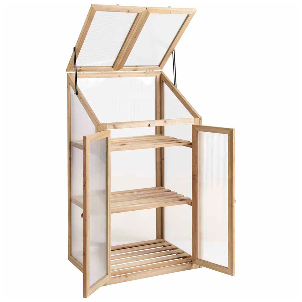 Wilko Wooden Mini Greenhouse Wilko
