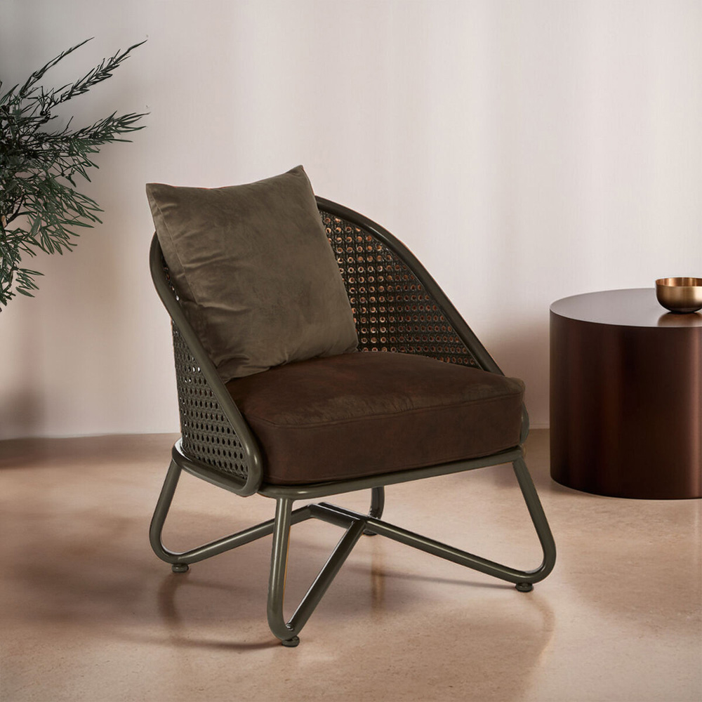 Premier Housewares New Foundry Chair with Curved Legs Image 5