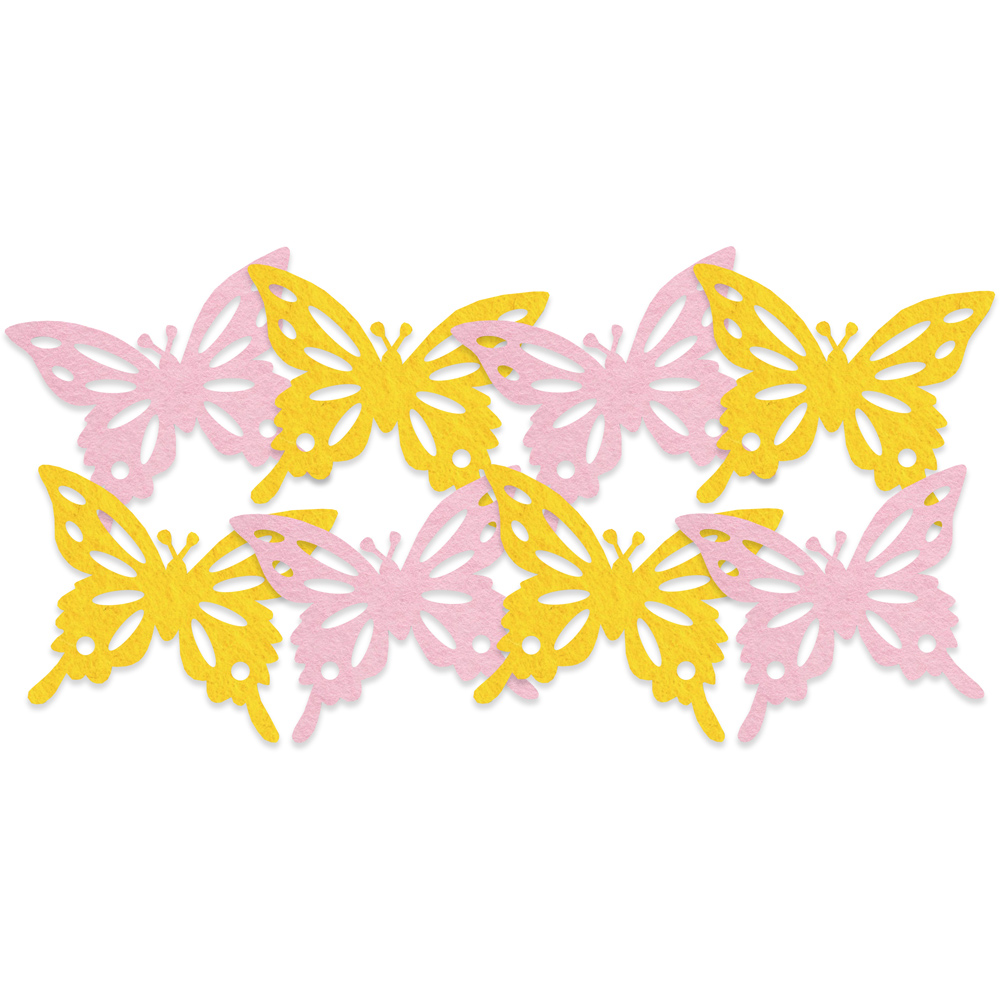 Wilko Easter Decorative Butterfly 8 Pack Image 1