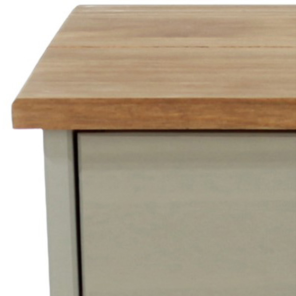 Core Products Corona Classic 5 Drawer Grey Pine Wood Chest of Drawers Image 6