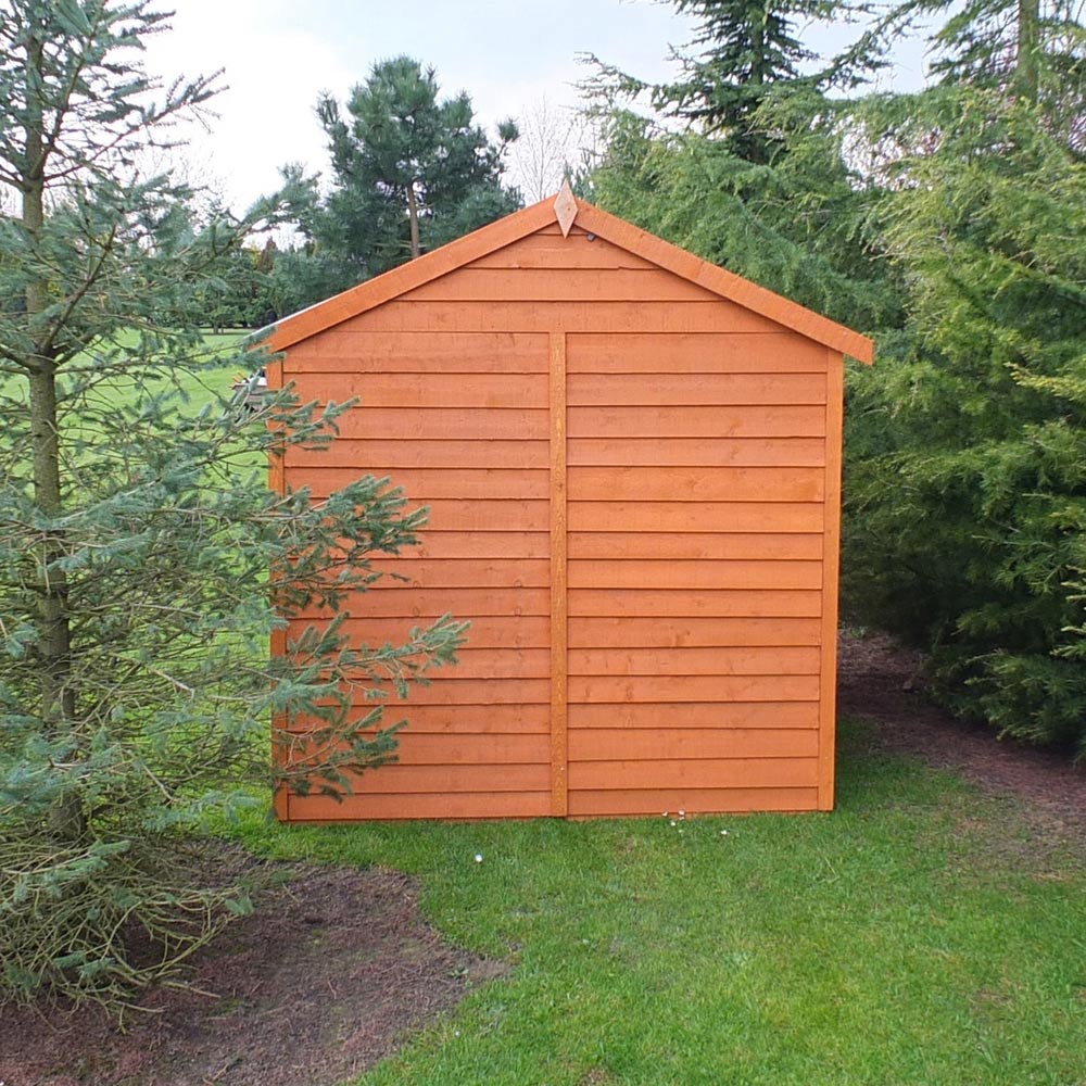 Shire 8 x 6 ft Double Door Dip Treated Overlap Shed Image 3