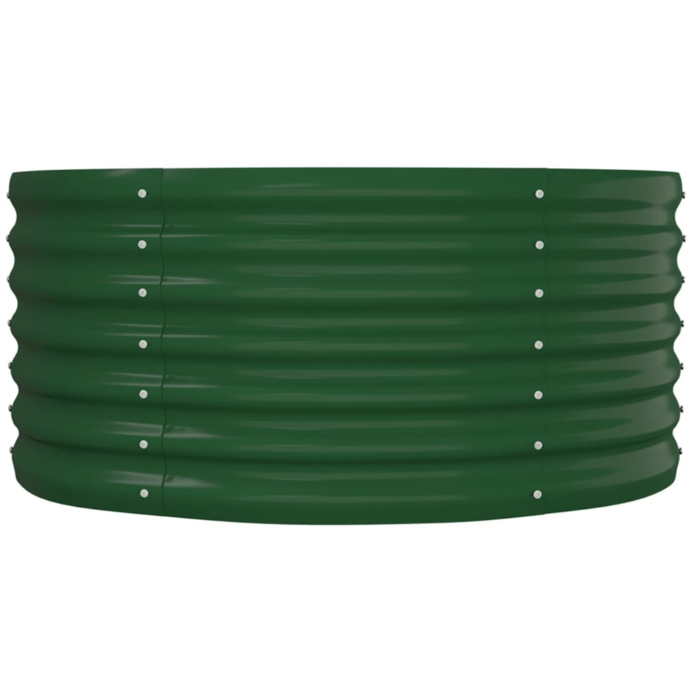 vidaXL Green Galvanised Steel Raised Garden Bed 36 x 80 x 152cm Image 3