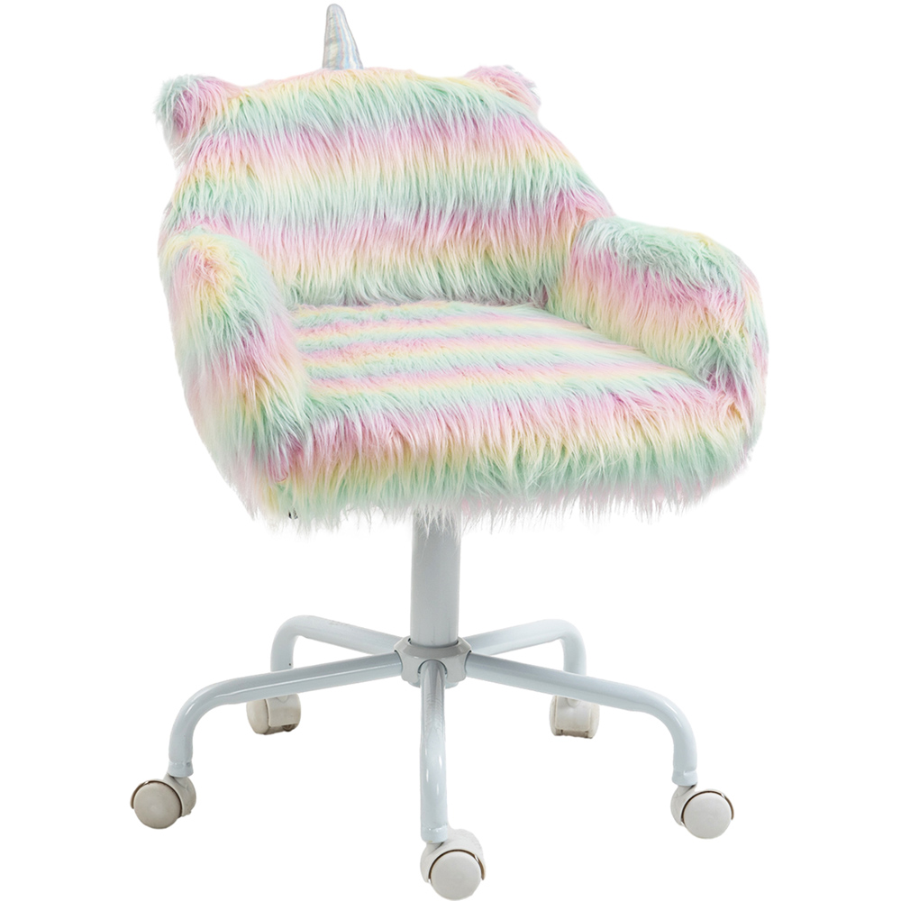 Portland Unicorn Multicolour Swivel Chair Image 2