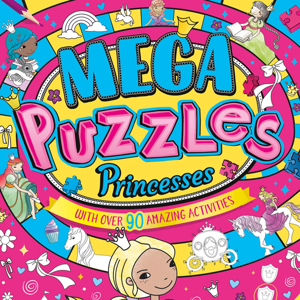 Mega Puzzles Princess Book Image 2