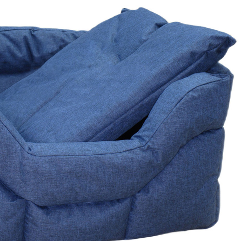 P&L XL Blue Heavy Duty Dog Bed Image 3