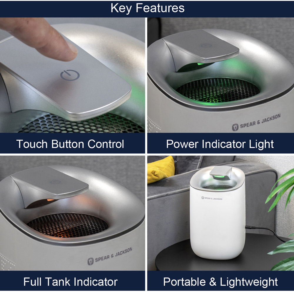 Spear & Jackson Dehumidifier 600ml Image 8