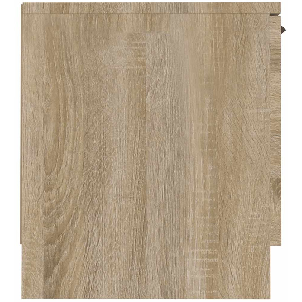 vidaXL 2 Door Single Drawer Single Shelf Sonoma Oak TV Cabinet Image 7
