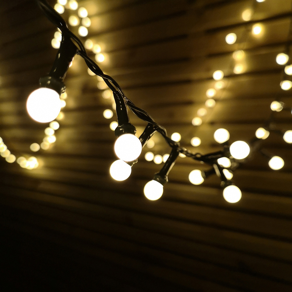 Samuel Alexander 150 Warm White LED Frosted Berry Multi-Function String Light 4m Image 8