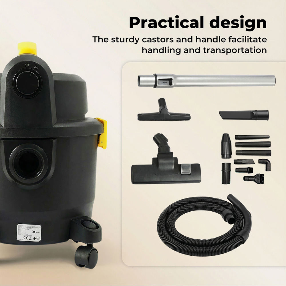 Spector RB1021-BK-UK Wet and Dry Cylinder Vacuum Cleaner 1000W Image 6