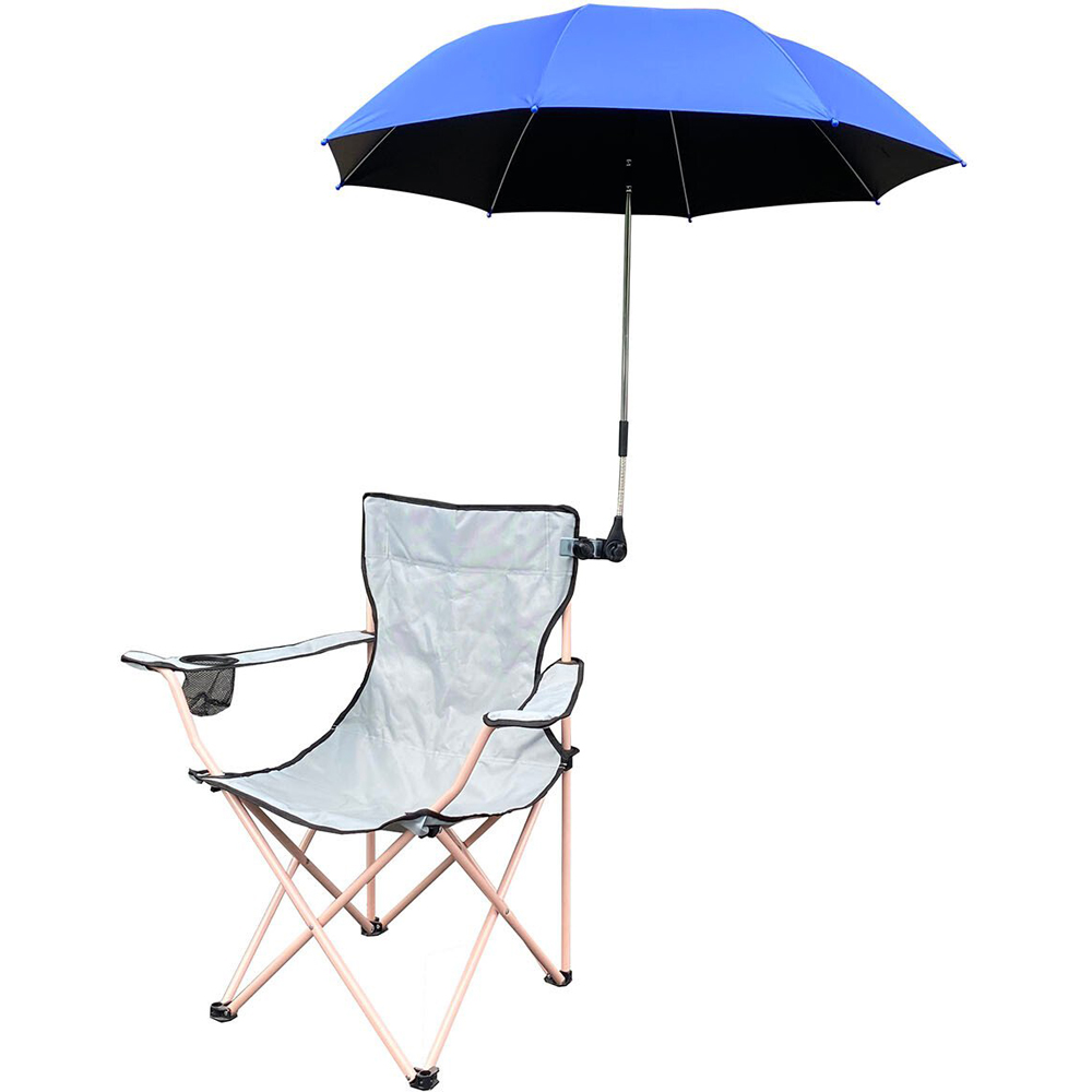 Outdoor Essentials Blue Universal Parasol with Clamp 1m Image 6