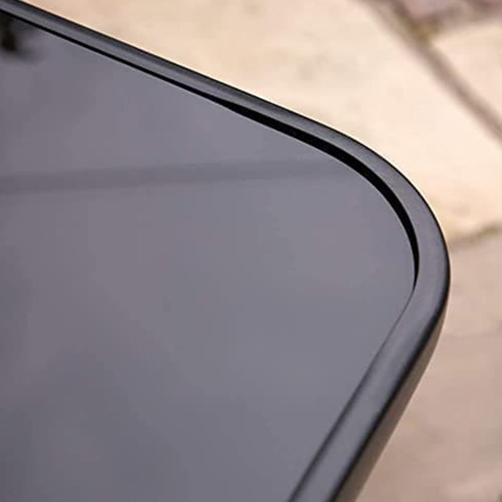 Marco Paul Garden Furniture Drinks Glass Top Side Table Image 3