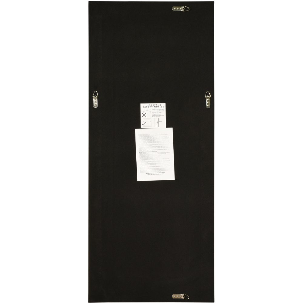 Langley Modern Double Edge Bevelled All Glass Dress Mirror 120 x 50cm Image 4