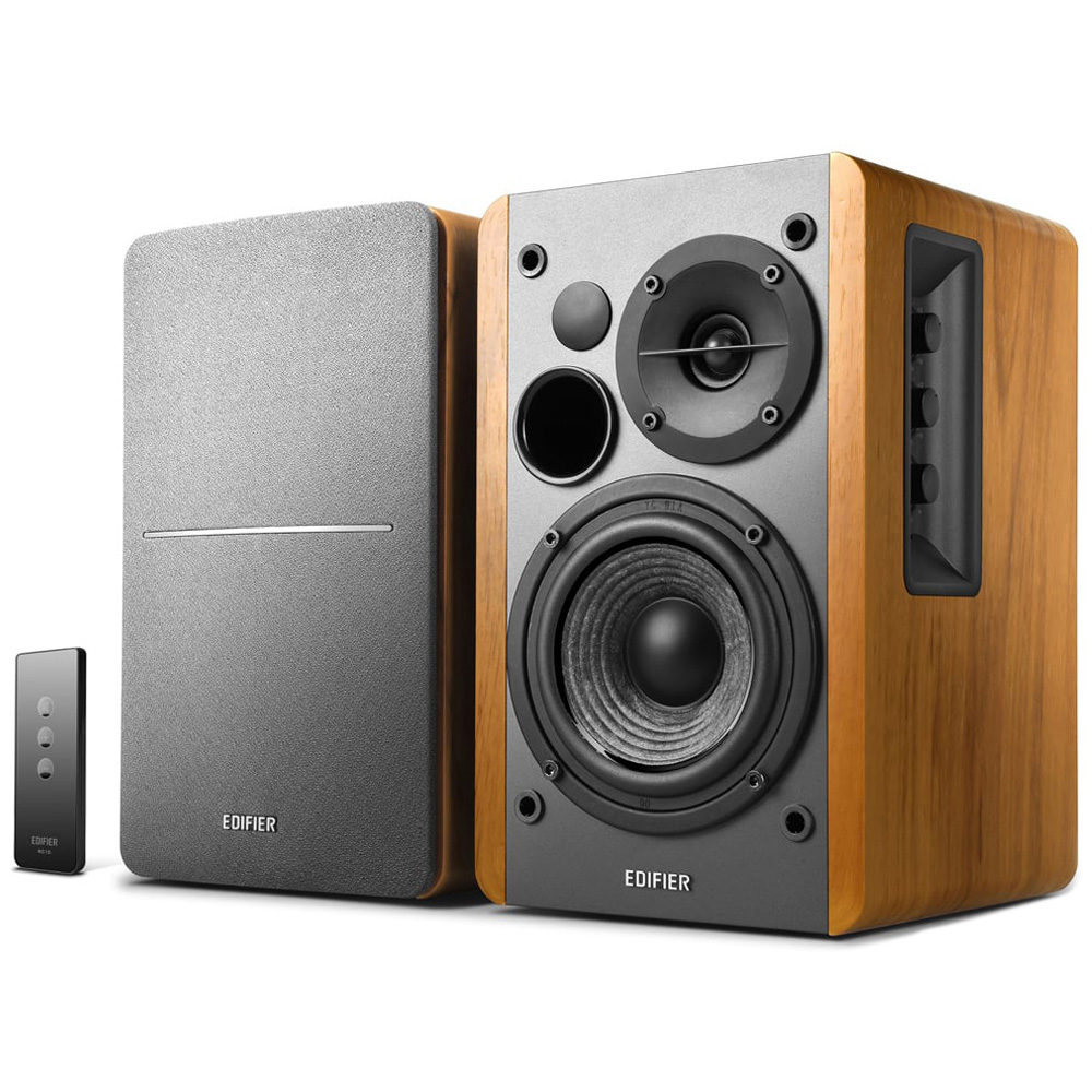 Edifier R1280T 2.0 Brown Bookshelf Speaker Set 42W Image 1