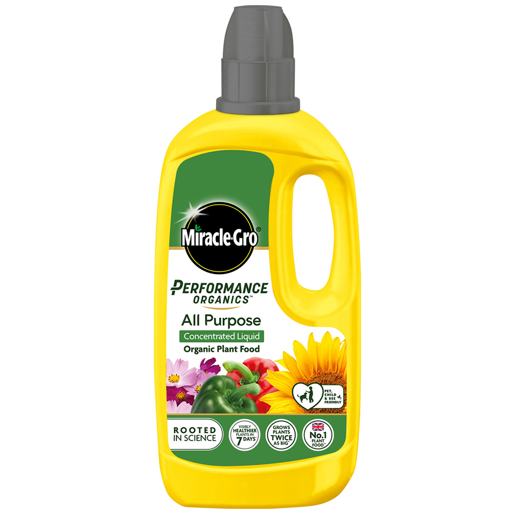 Miracle-Gro Performance All Purpose Concentrated Liquid Organic Plant Food 800ml Image 1