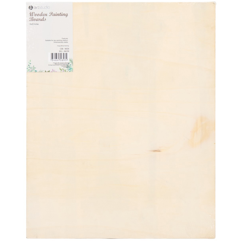 Wooden Canvas Painting Board Natural Image 1