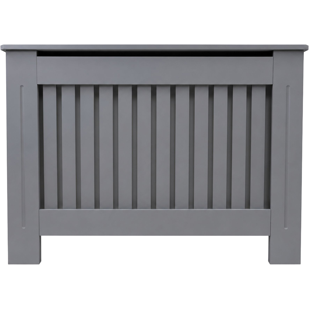Caecus Grey Vertical Slat Radiator Cover 815 x 1120 x 190mm Image