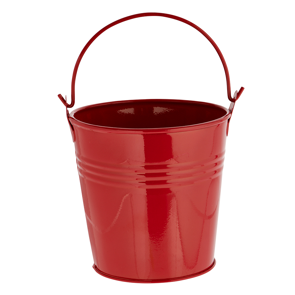 Single Wilko Mini Metal Planter Tins in Assorted Colours Image 3