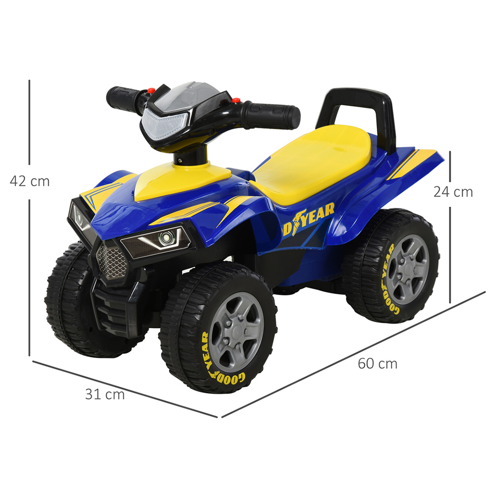 HOMCOM Kids Foot-To-Floor Ride On Quad Bike Image 5