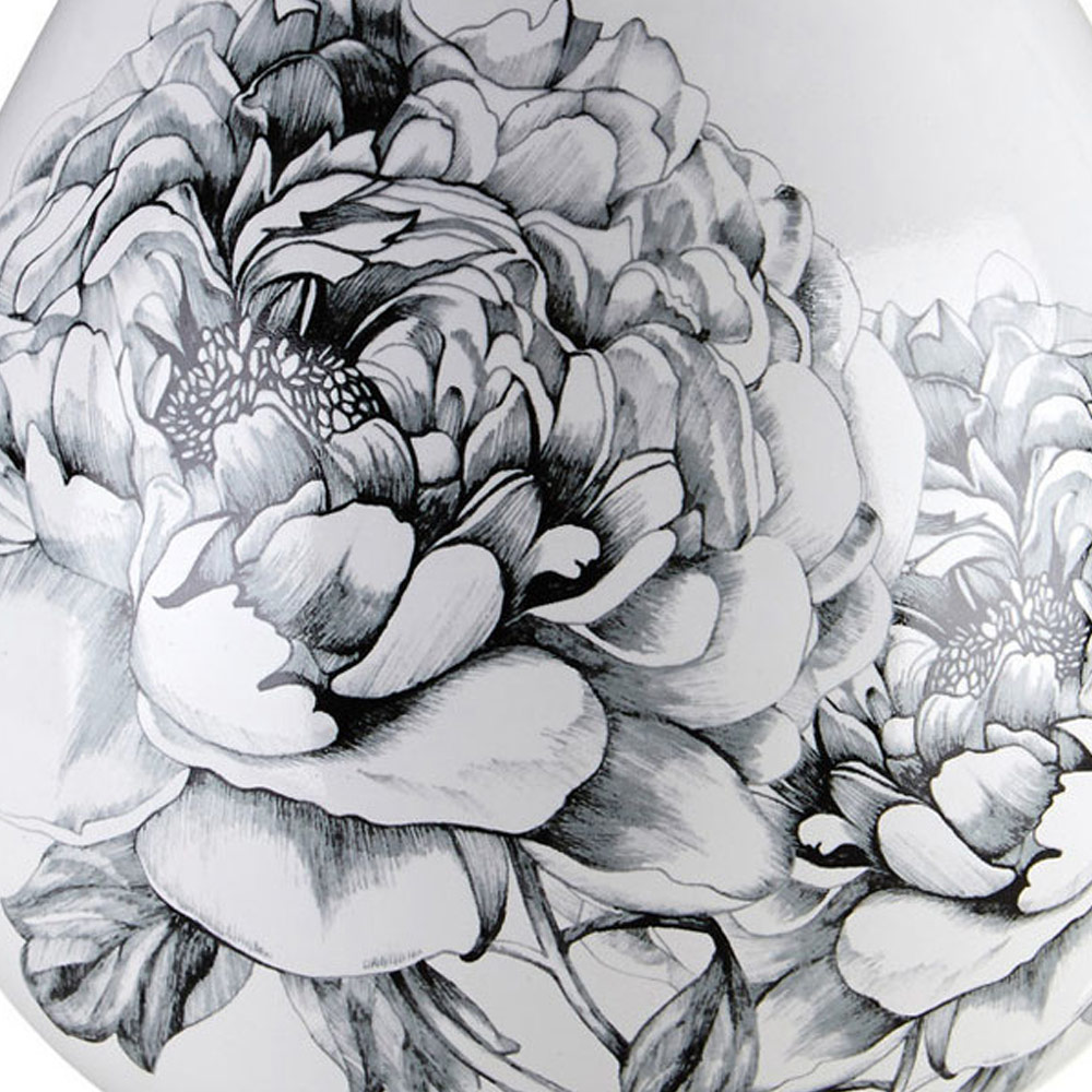 Premier Housewares Medium White Ceramic Vase Image 6