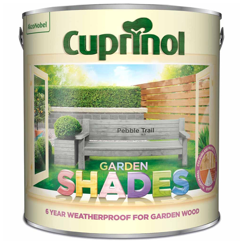 Cuprinol Garden Shades Pebble Trail Exterior Paint 2.5L Image 2