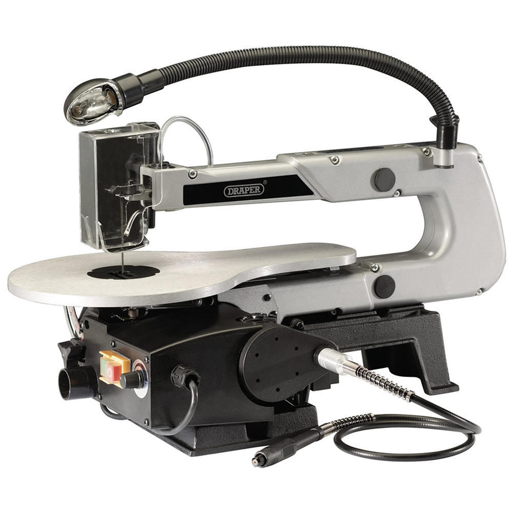 Draper Scroll Saw with Flexible Drive Shaft and Work light 405mm 90W Image 1