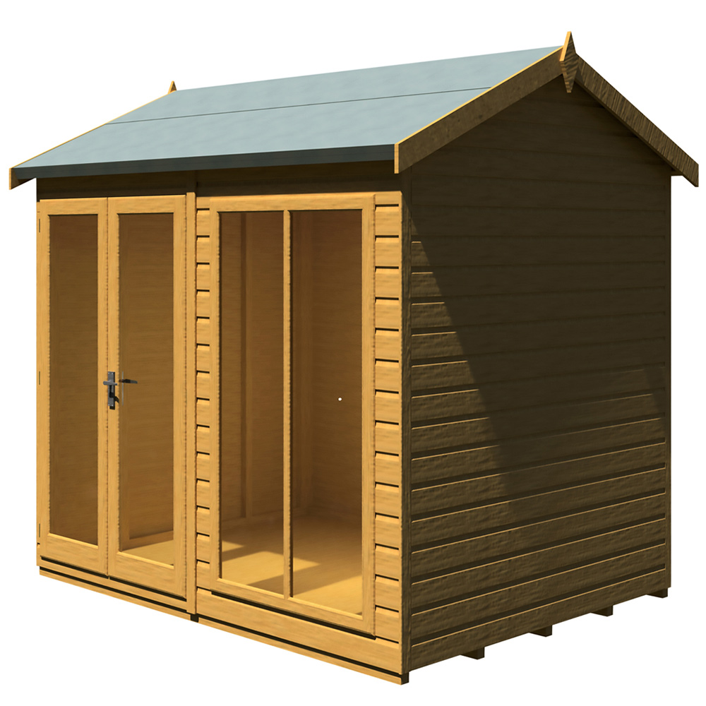 Shire Mayfield 8 x 6ft Double Door Traditional Summerhouse Image 2