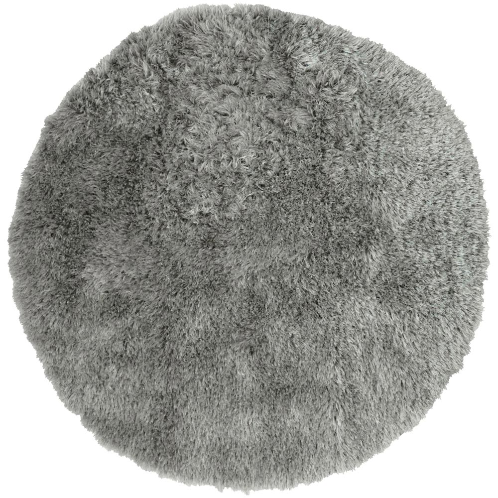 Homemaker Grey Soft Washable Rug 100cm Image 1