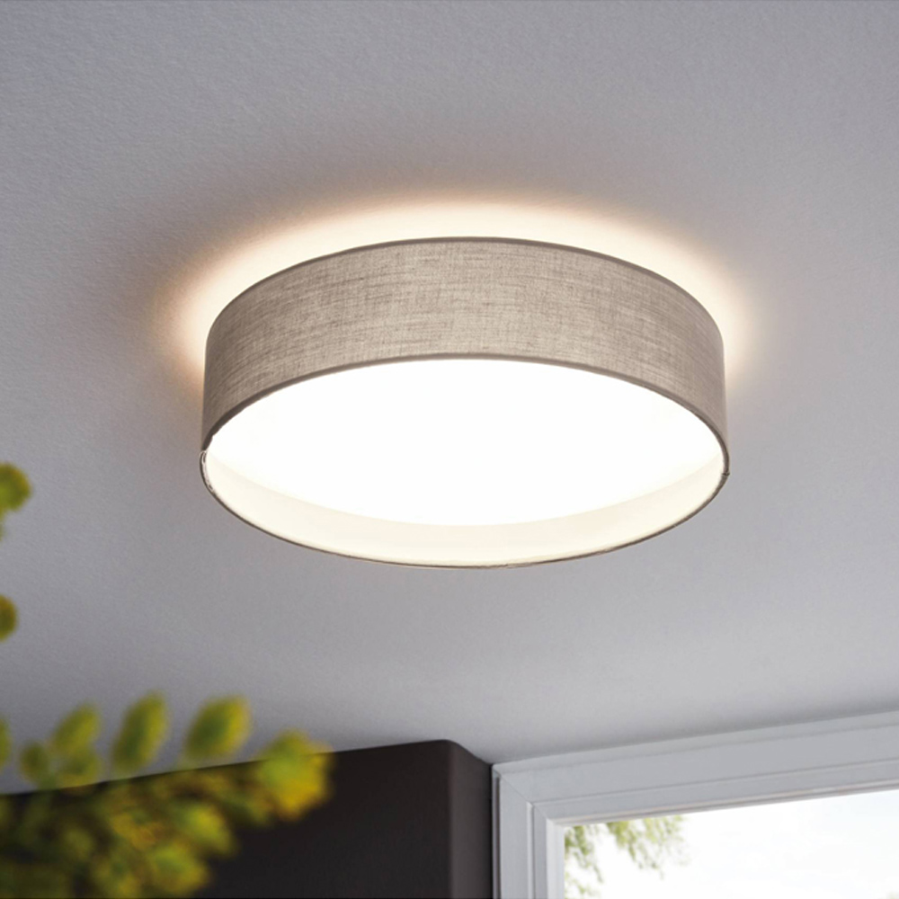 EGLO Pasteri LED Taupe Ceiling Light Image 2